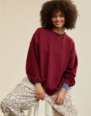 Aerie Très Chic Chenille Sweatshirt
