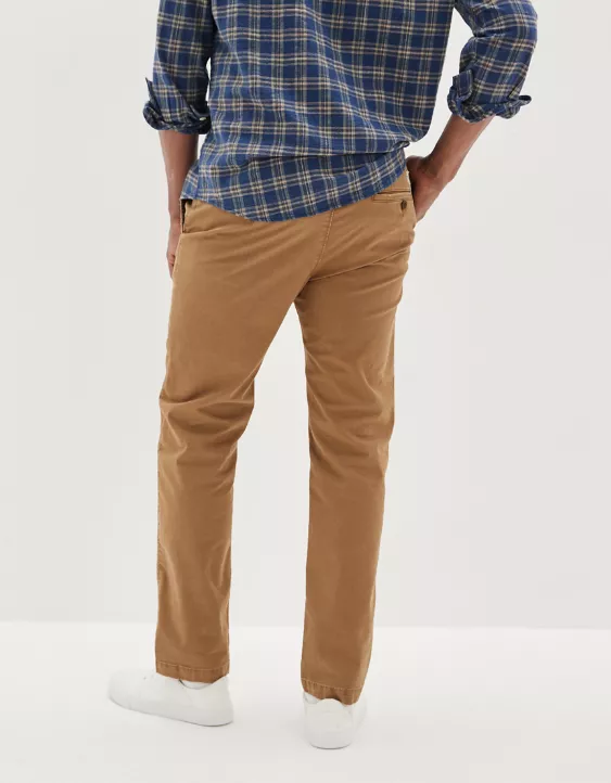 AE Flex Original Straight Lived-In Khaki Pant - Image 3