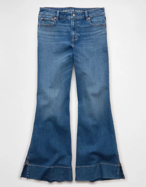 AE Stretch High-Waisted Flare Jean - Image 3