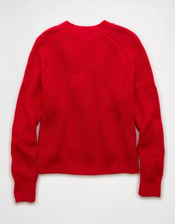 AE Crew Neck Raglan Sweater - Image 4