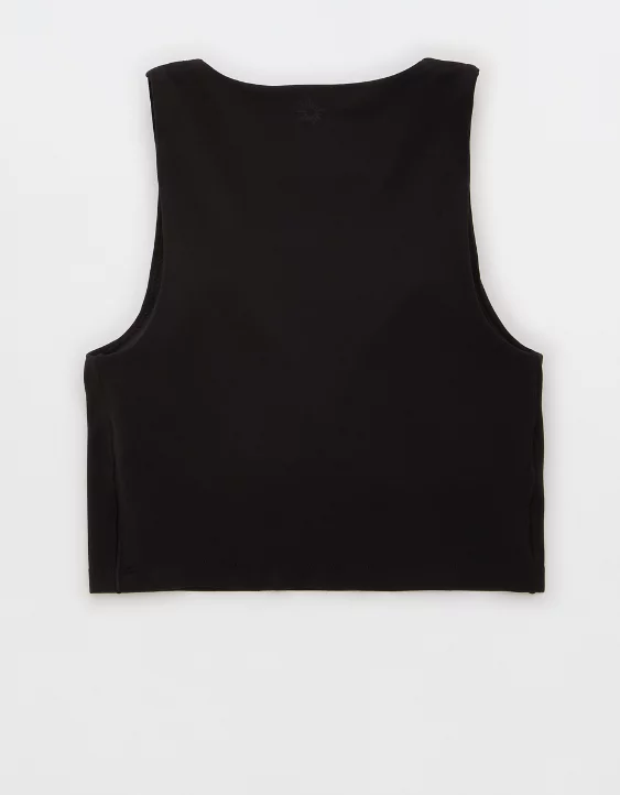 OFFLINE By Aerie Real Me XTRA High Neck Longline Sports Bra - Image 4