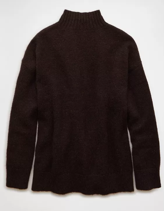 AE Oversized Mock Neck Sweater - Image 4