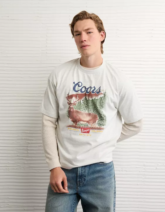 AE Boxy Coors Banquet Graphic T-Shirt - Image 6
