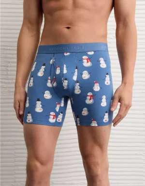 AEO Men's Naughty Snowman 6" Classic Boxer Brief