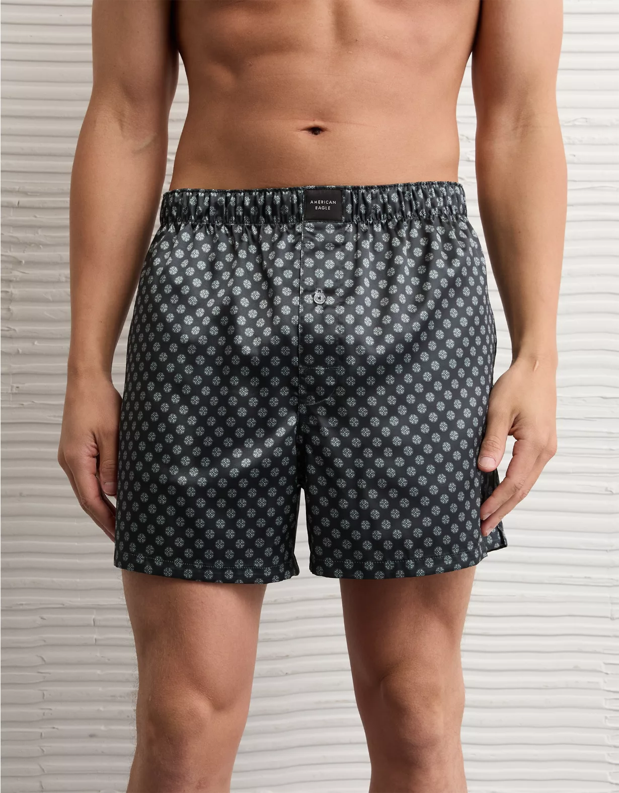 AEO Men's Satin Pocket Boxer Short