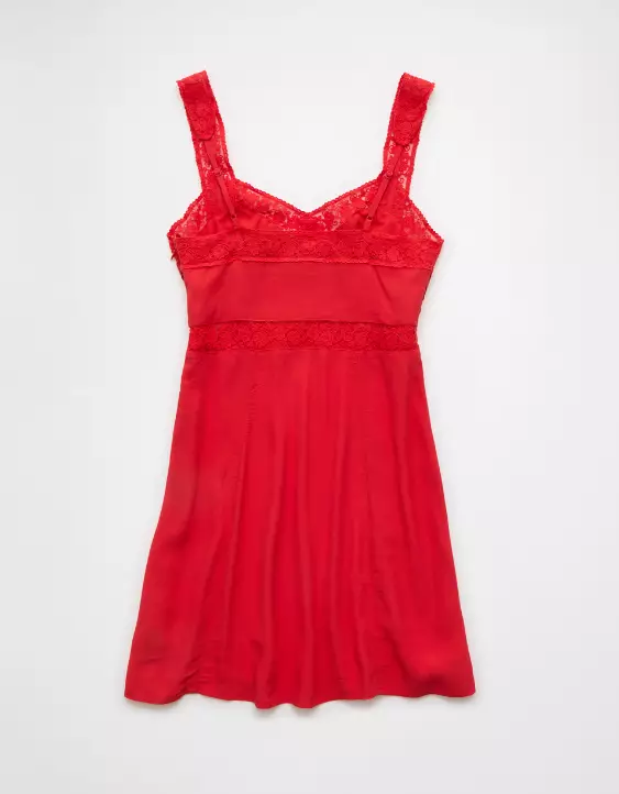 AE Lace Slip Mini Dress - Image 4