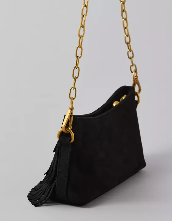 AE Fringed Baguette Bag - Image 5