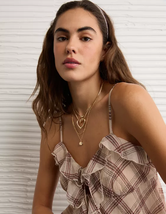 AE Ruffle Tie-Front Cami Top - Image 6