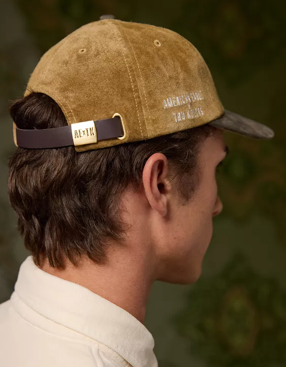 AE x Tru Kolors Suede Baseball Hat - Image 2