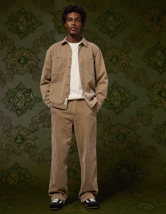 AE x Tru Kolors Chenille Baggy Trouser - Image 5