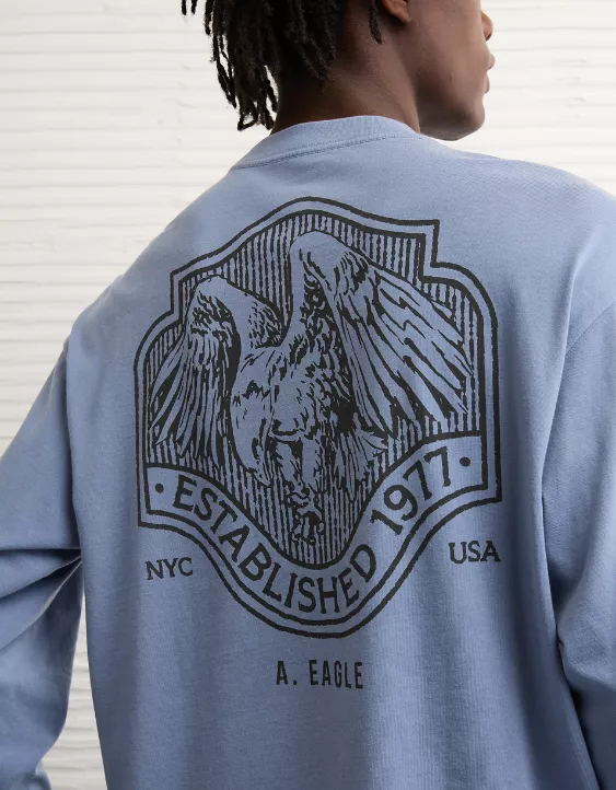 AE Boxy Long Sleeve Graphic T-Shirt - Image 2