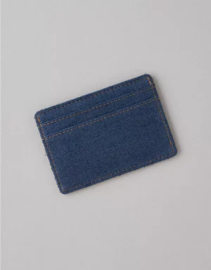 AE Leather & Denim Cardholder