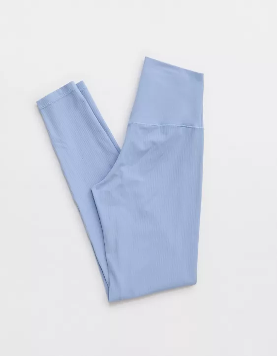 OFFLINE By Aerie Real Me XTRA High Waisted Ribbed Legging - Image 4