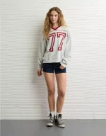 AE Varsity Graphic V-Neck Sweatshirt