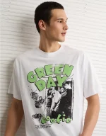 AE Boxy Green Day Graphic T-Shirt