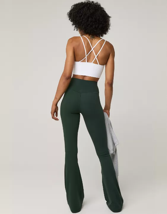 OFFLINE By Aerie Real Me High Waisted Crossover Flare Legging - Image 2