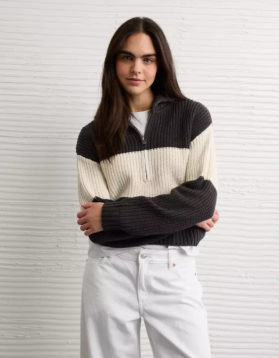 AE Half-Zip Pullover Sweater - Image 2