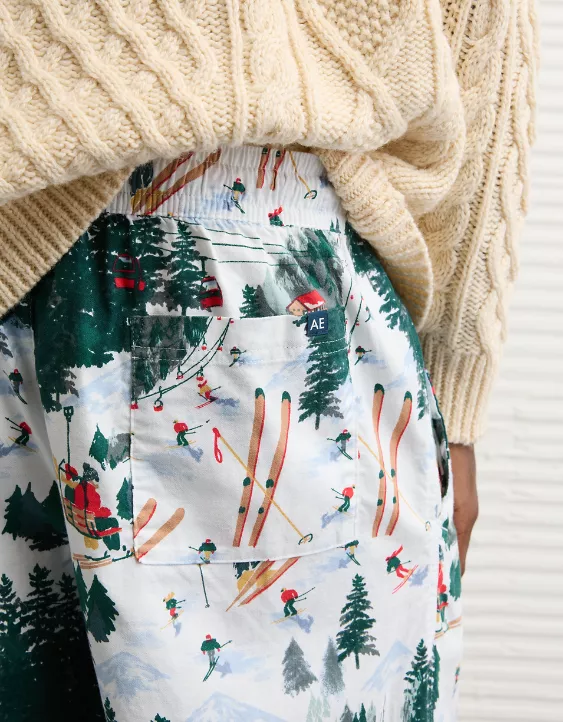 AE Flannel Open Leg PJ Pant - Image 6