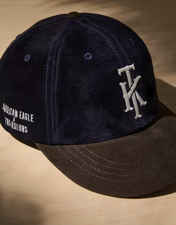 AE x Tru Kolors Suede Baseball Hat - Image 5