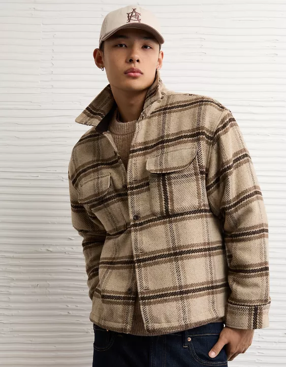 AE Textured Overshirt - Image 7