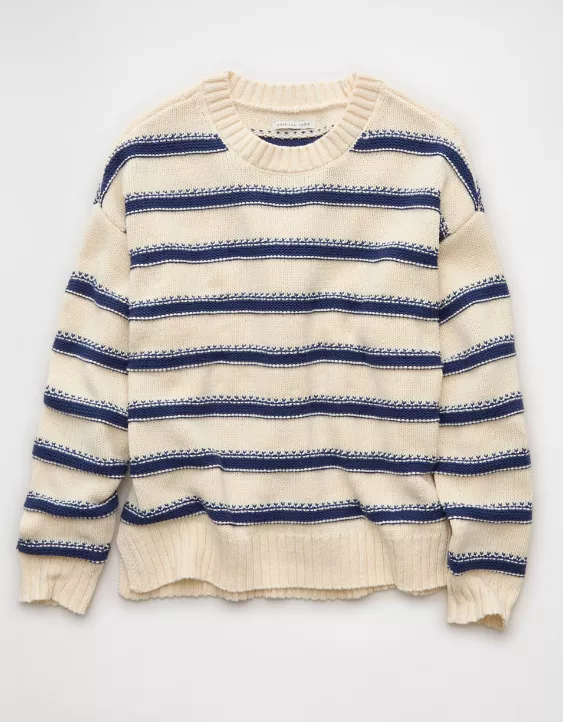 AE Striped Crew Neck Sweater - Image 2