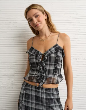 AE Ruffled Chiffon Cami Top