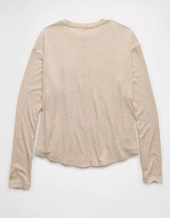 AE Soft & Sexy Long Sleeve Pocket T-Shirt - Image 4