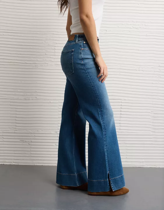 AE Stretch High-Waisted Flare Jean - Image 5