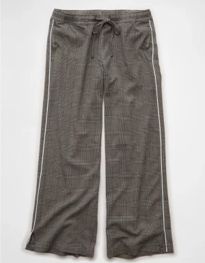 AE Stretch Low Rise Wide-Leg Track Pant