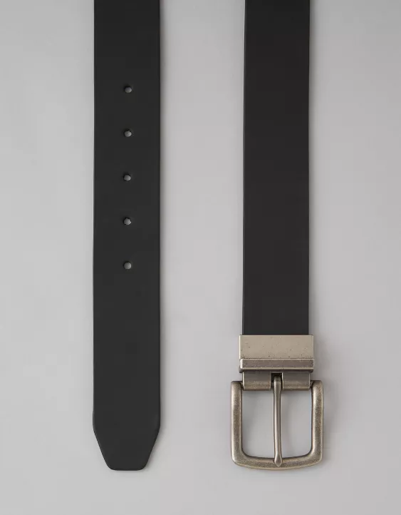 AE Black Leather Belt - Image 3