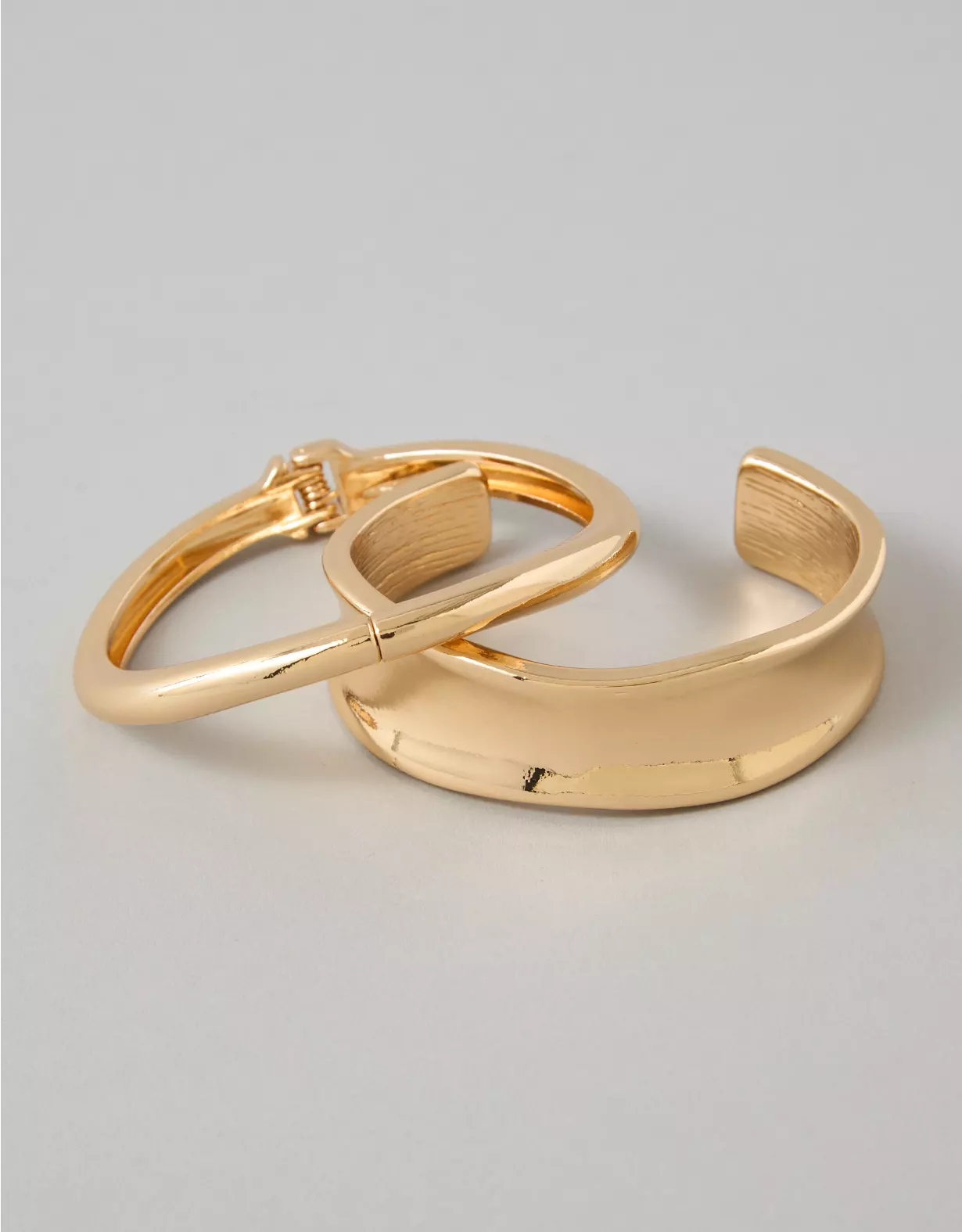 AEO Sculpted Hinge Bracelet 2-Pack - Image 2
