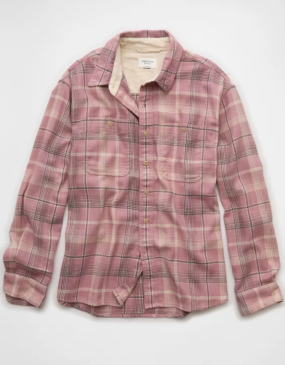 AE Textured Flannel Shirt - Image 4