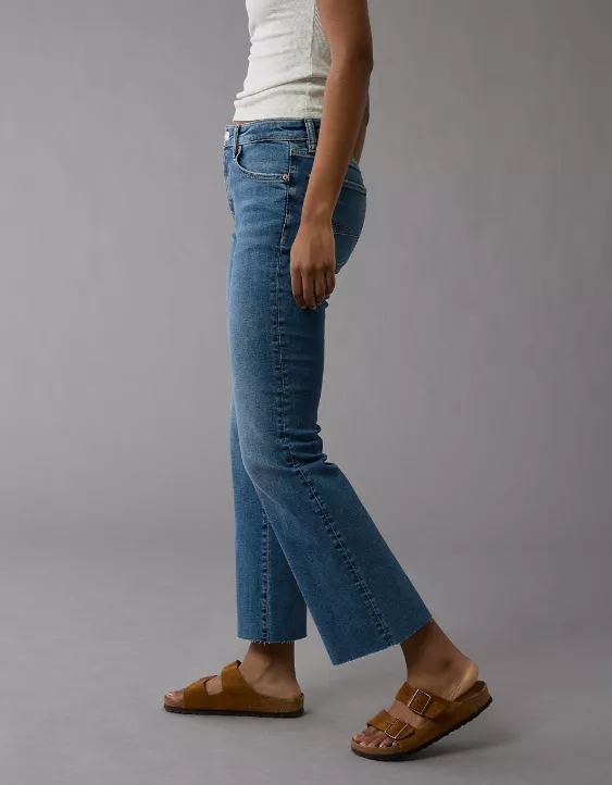 AE Next Level High-Waisted Kick Bootcut Crop Jean - Image 5