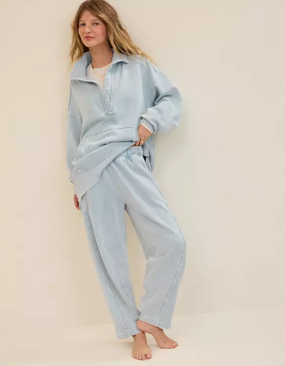 Aerie Vintage Popover Polo Sweatshirt - Image 5