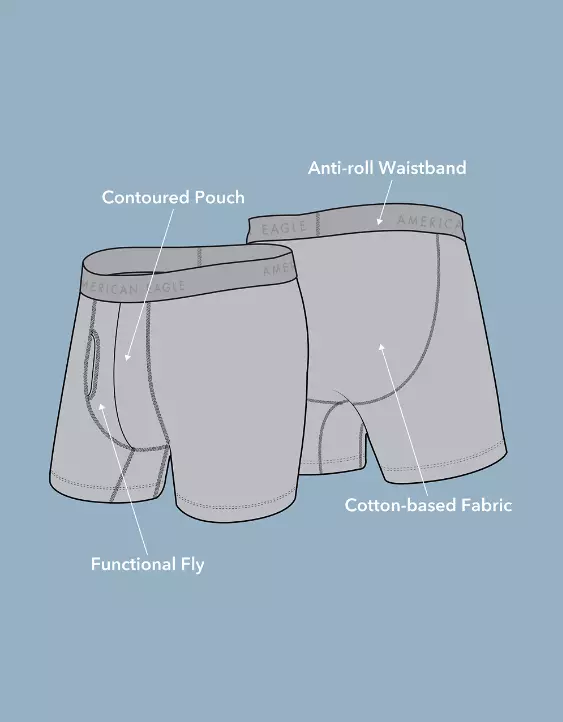 AEO Men's Valentine's Day 6" Classic Boxer Brief - Image 6