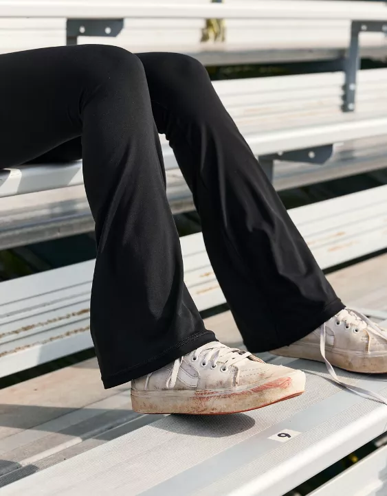 OFFLINE By Aerie Real Me High Waisted Crossover Flare Legging - Image 4