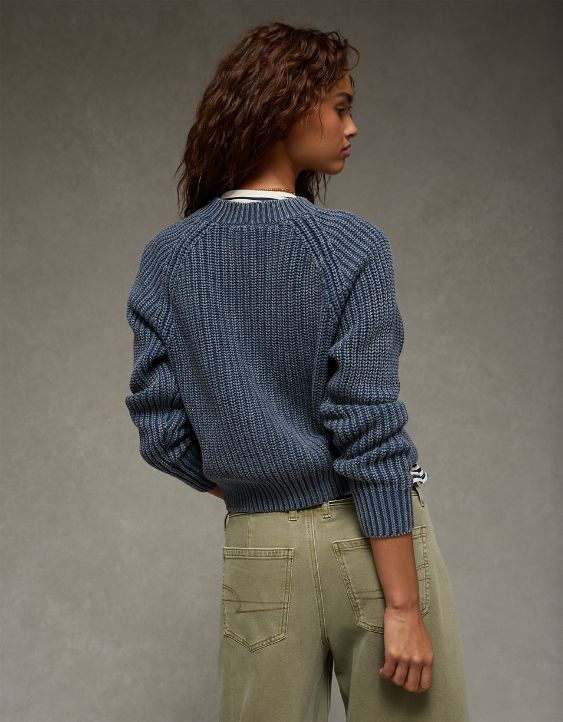 AE Crew Neck Raglan Sweater - Image 2