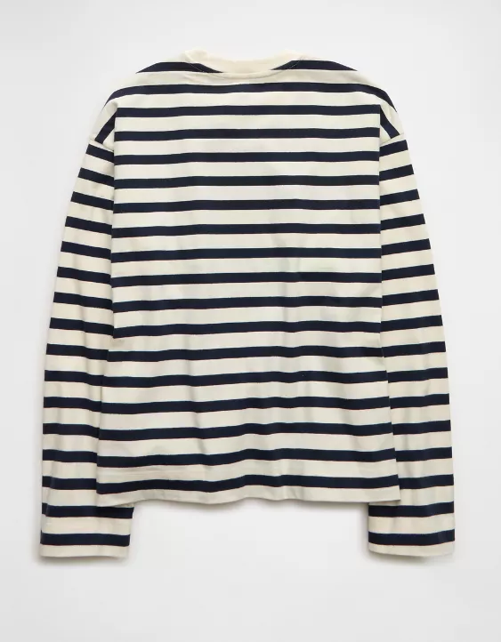 AE Striped Long Sleeve T-Shirt - Image 4