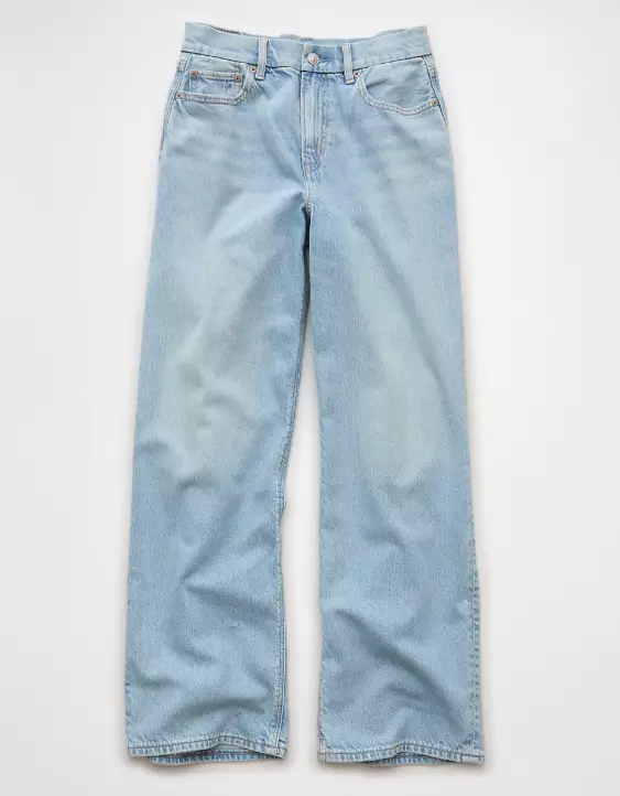 AE Strigid Curvy Super High-Waisted Baggy Straight Jean - Image 3