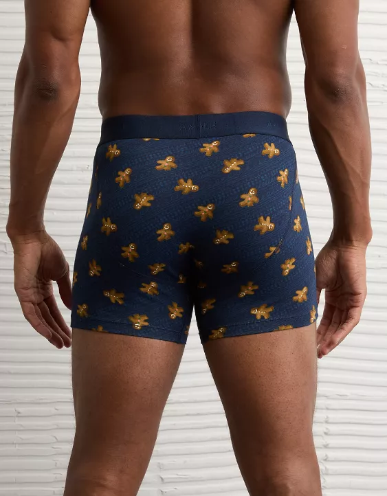 AEO Men's Gingerbread 4.5" Classic Boxer Brief - Image 2