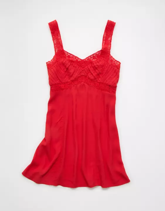 AE Lace Slip Mini Dress - Image 3