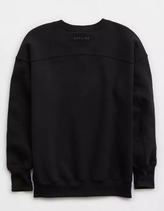 OFFLINE By Aerie Cloud Fleece Oversized Crewneck Sweatshirt - Image 5