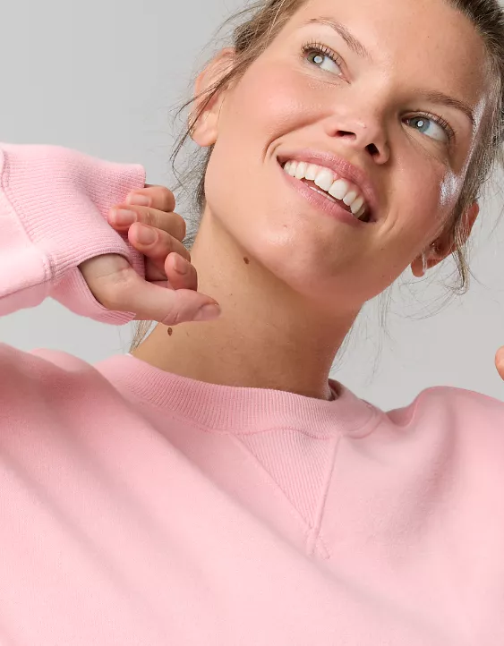 OFFLINE By Aerie Cloud Fleece Oversized Crewneck Sweatshirt - Image 5