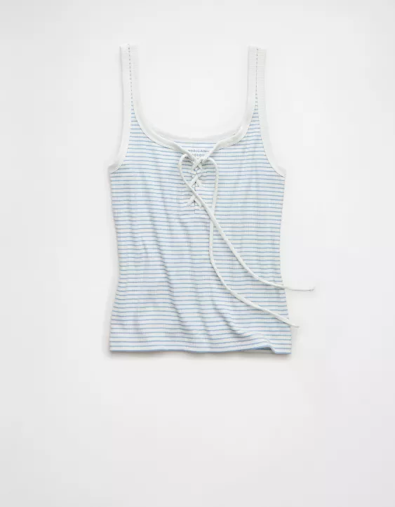 AE Lace-Up Tank Top - Image 4