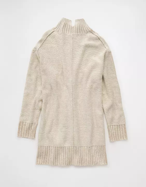 AE Oversized Turtleneck Sweater Mini Dress - Image 4