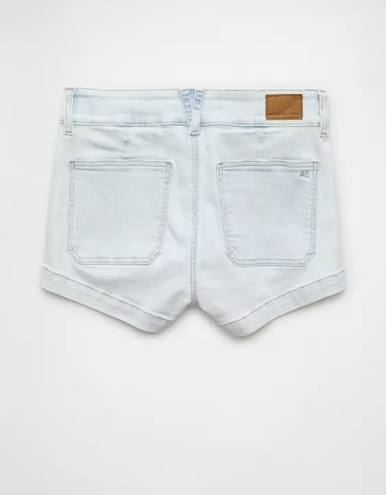 AE Next Level Ripped High-Waisted Denim Short Short - Image 4
