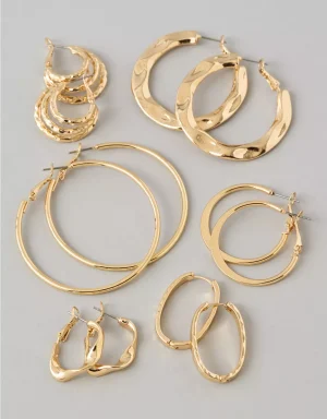 AE Hoop Earrings 6-Pack