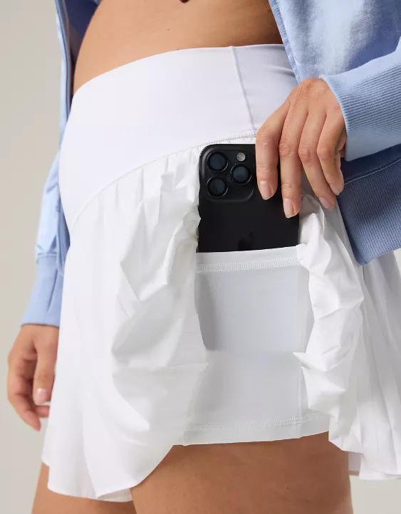 OFFLINE By Aerie Real Me Pleated Flowy Short - Image 5