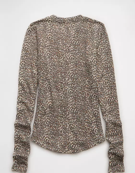 AE Long Sleeve Cozy Crew Neck T-Shirt - Image 4