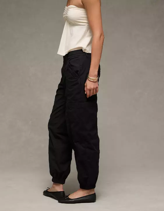 AE Snappy Stretch High-Waisted Baggy Cargo Jogger - Image 5